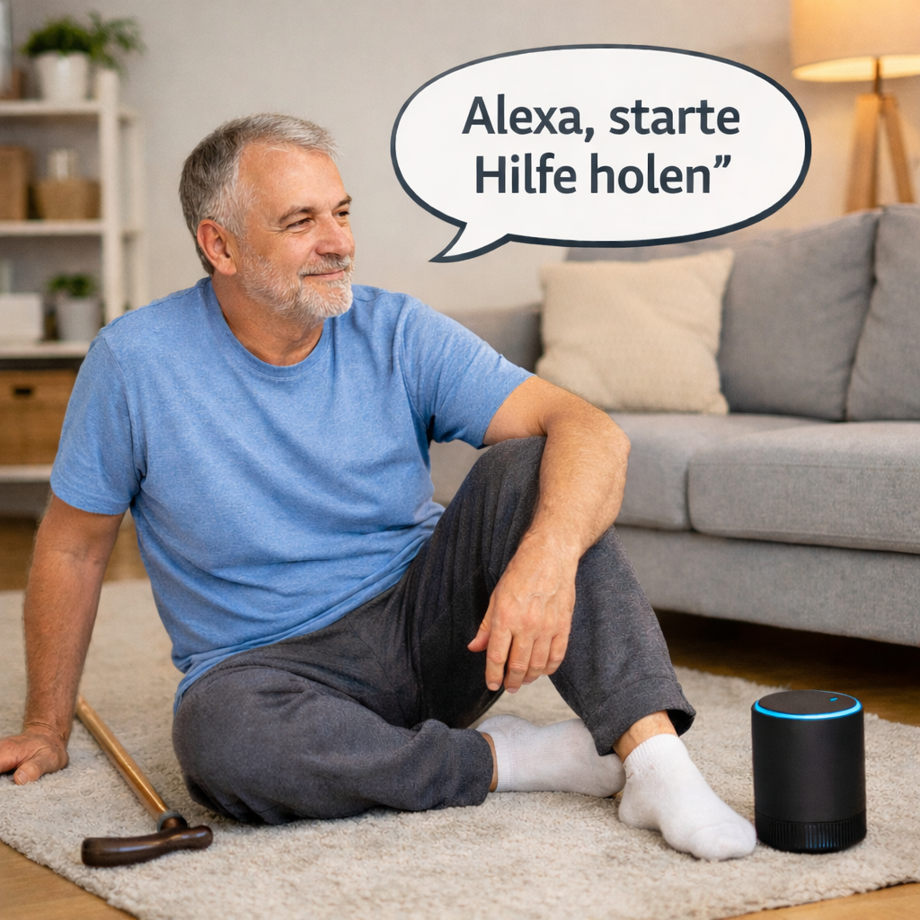 Hilfe holen Illustration